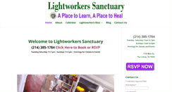 Desktop Screenshot of lightworkerssanctuary.com